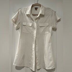 EDDIE BAUER- Women’s Medium White Shirt